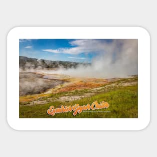 Excelsior Geyser Crater Yellowstone Sticker